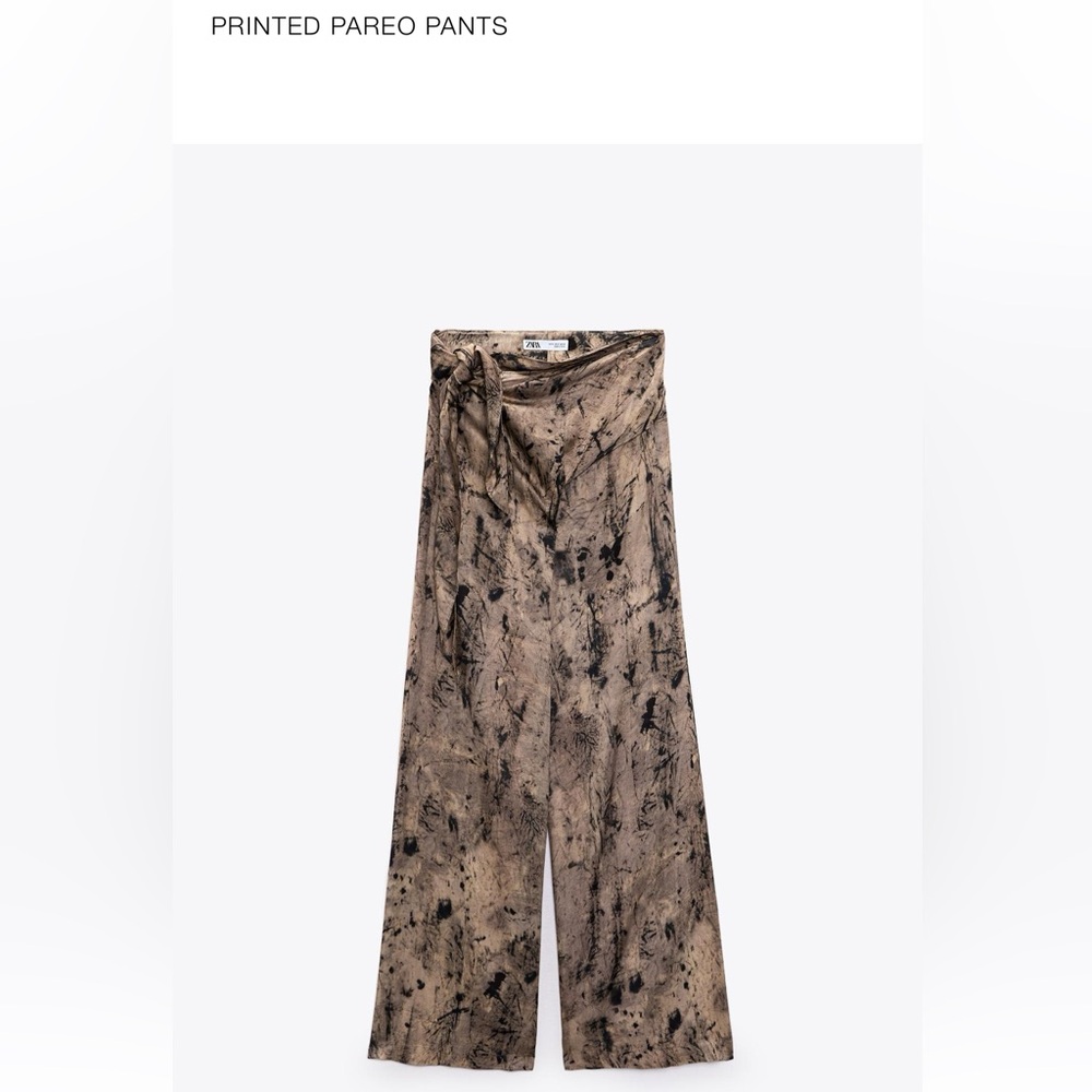Printed Pareo Pants
